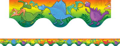 Dinosaurs - Scalloped Borders (Pack of 12)