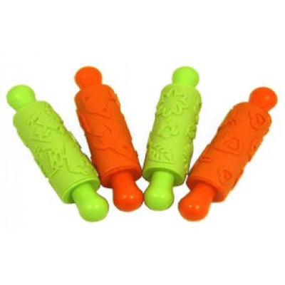 Rubber Rolling Pins - Retro (Set of 4)