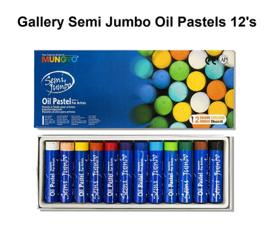 Mungyo Gallery Oil Pastels - Semi Jumbo 12's