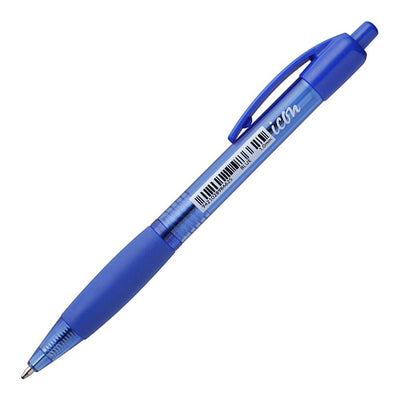 Blue - Icon Retractable Ball Pen with Grip