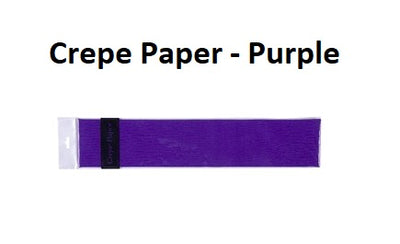 Crepe Paper - Purple