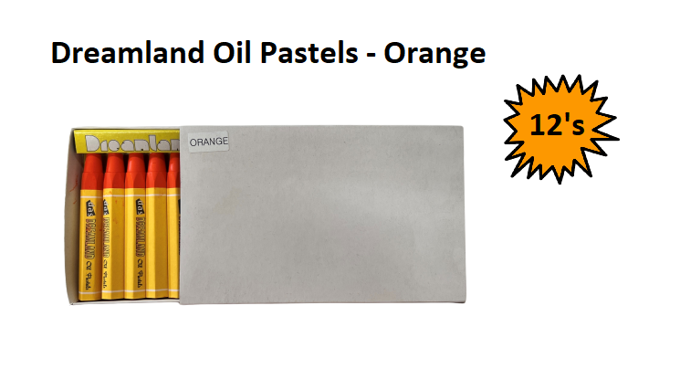 Dreamland Oil Pastels - Large 12's - Orange