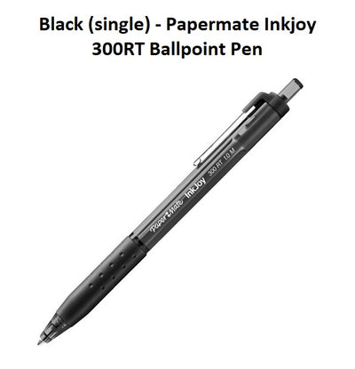 Black (single) - Papermate Inkjoy 300RT Ballpoint Pen