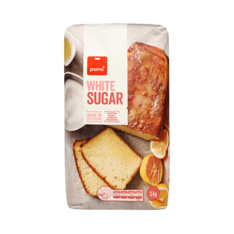 Sugar 3Kg Bag (Brand May Vary)