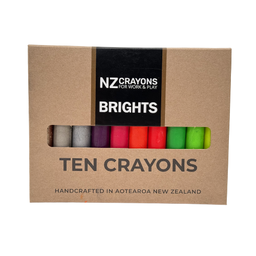 Retsol Hard Wax Crayons - Assorted Bright colours 10's