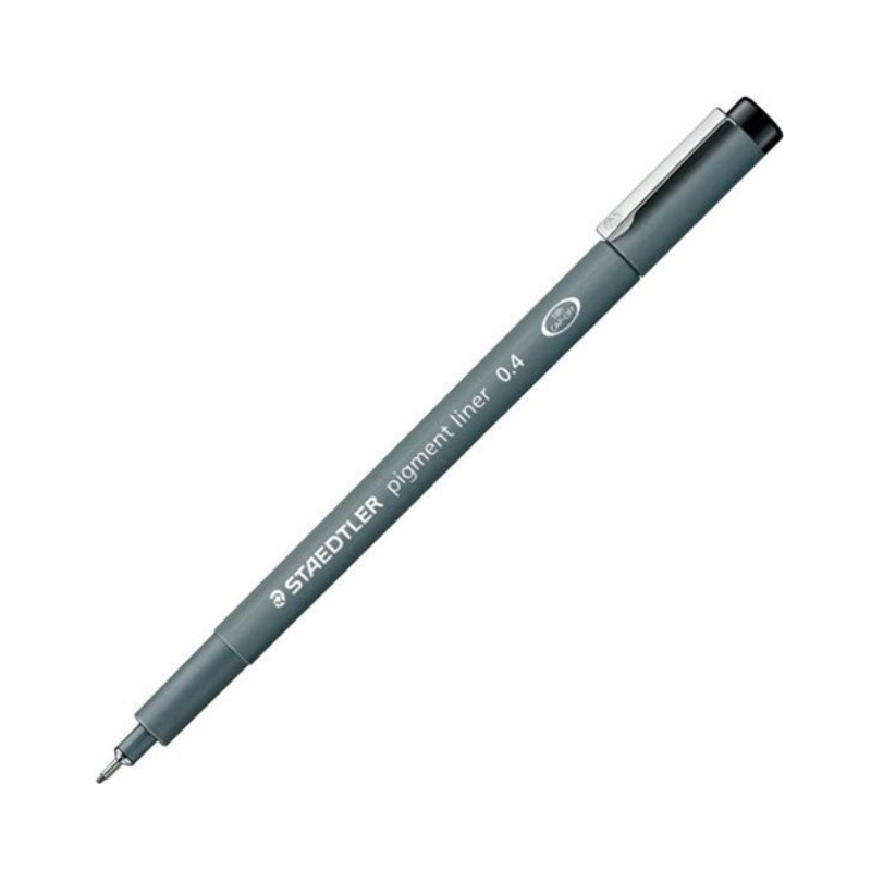 Black 0.4mm - Staedtler Pigment Liner Pen