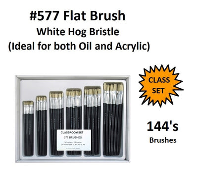 577 Brushes Classroom Box - Asst 144's