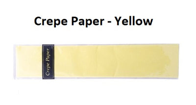 Crepe Paper - Yellow