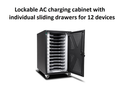 Kensington AC12 Charging Cabinet for Laptops & Chromebooks
