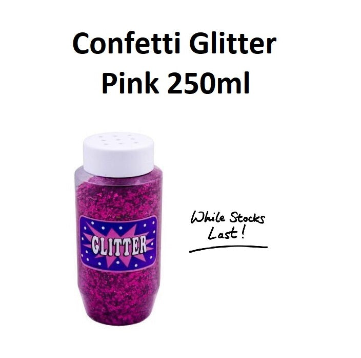 Pink 250ml - Confetti Glitter