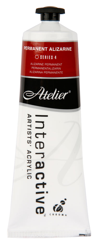 Permanent Alizarine 80ml - Atelier Acrylic Paint S4