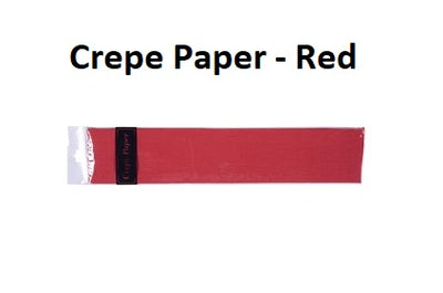 Crepe Paper - Red