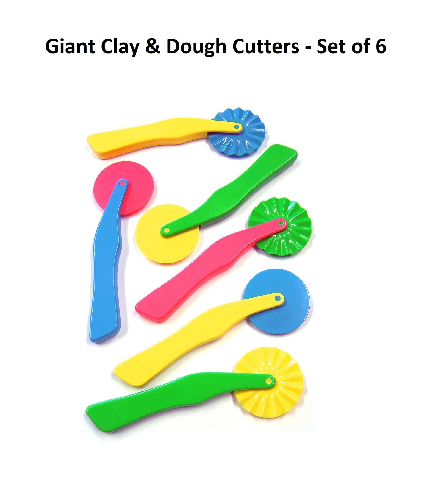 Giant Clay & Dough Cutters - Set of 6