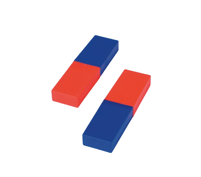 Bar Magnets - Set of 2 strong magnets enclosed in tough plastic casing ...