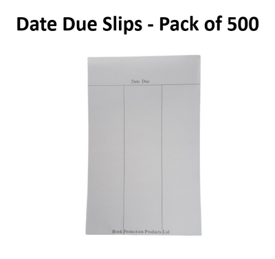 Date Due Slips - Pack of 500