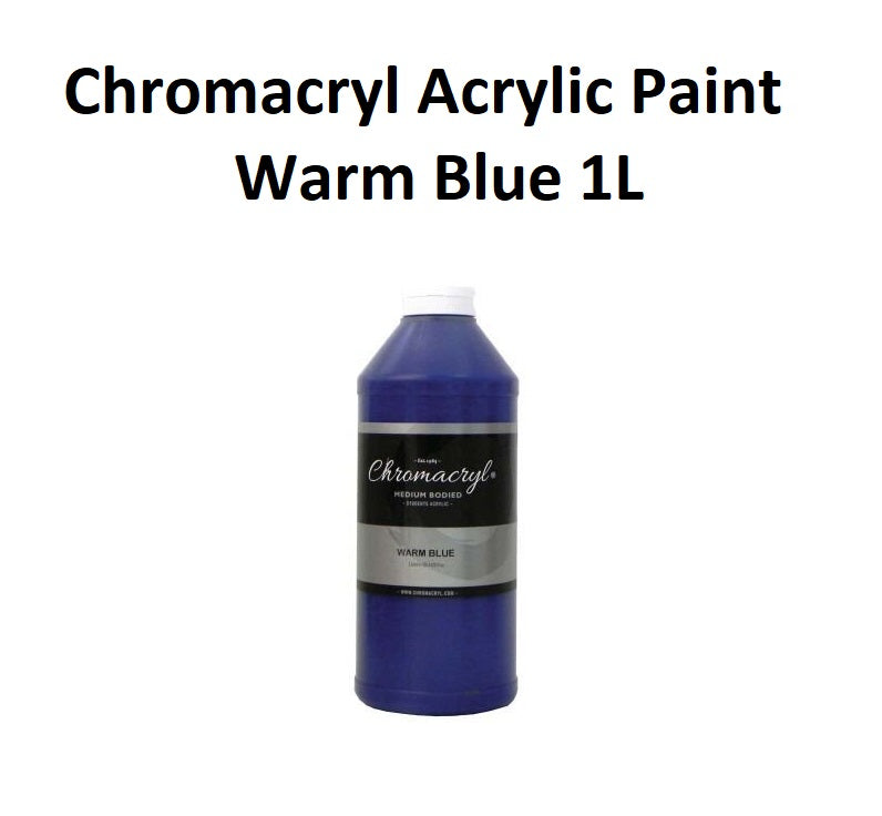 Warm Blue 1L - Chromacryl Acrylic Paint