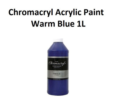 Warm Blue 1L - Chromacryl Acrylic Paint