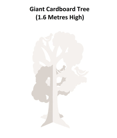 Giant Cardboard Tree - (1.6 Metres High)