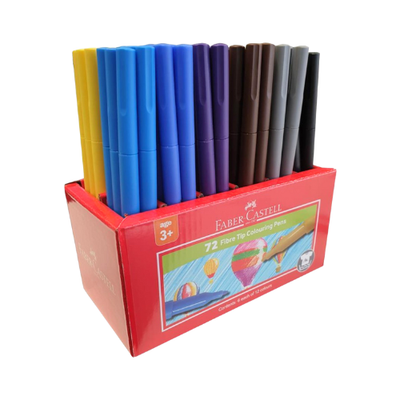Faber Castell Felt Tip Markers - Caddy of 72