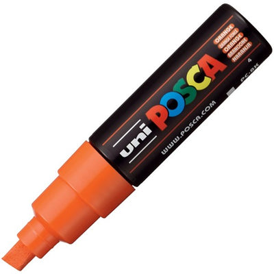 Orange - Posca Paint Markers (Chisel Tip)