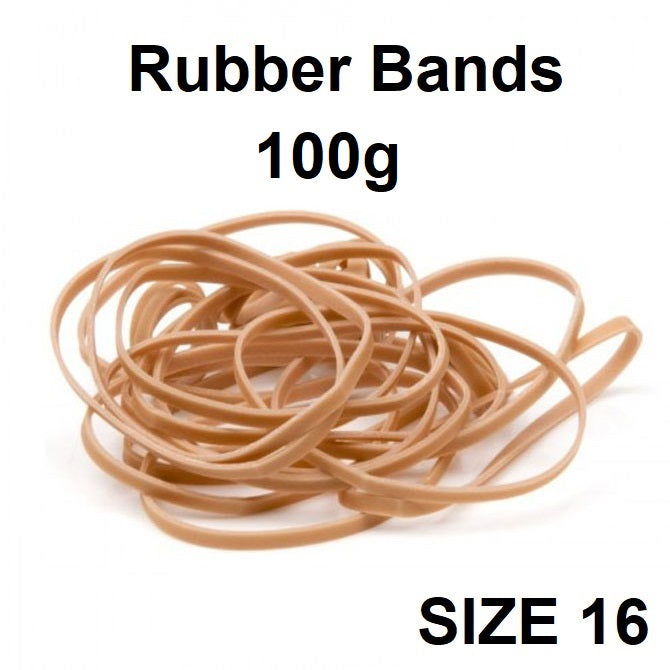 Size 16 - Rubber Bands 100g