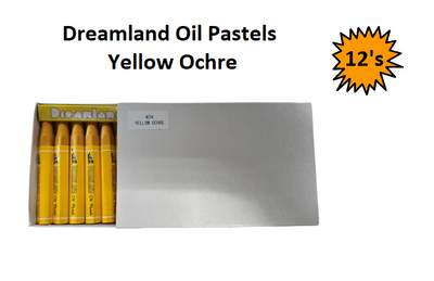 Dreamland Oil Pastels - Large 12's - Yellow Ochre