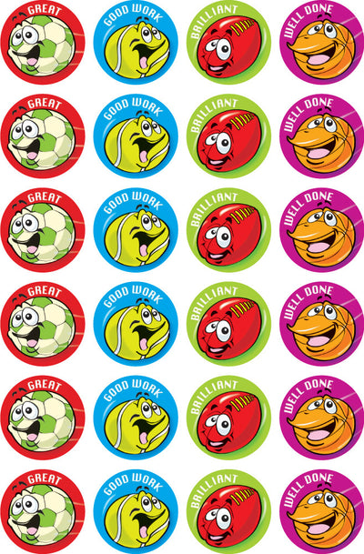 Sports Balls - Merit Stickers (Pack of 96)