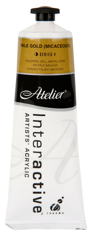 Pale Gold 80ml - Atelier Acrylic Paint S4
