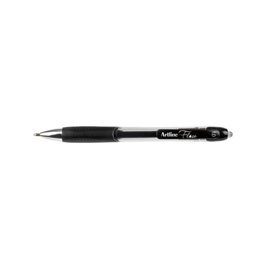 Artline Flow Retractable Gel Pen - Black