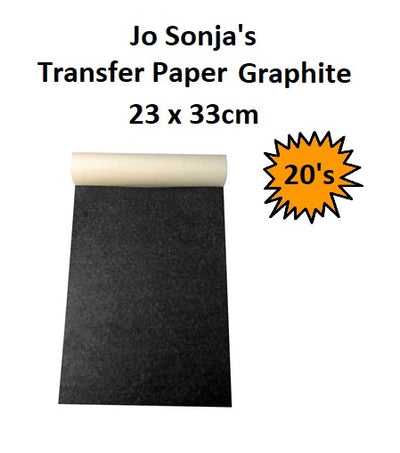 Jo Sonjas Transfer Paper - Graphite (Black) 20 sheets