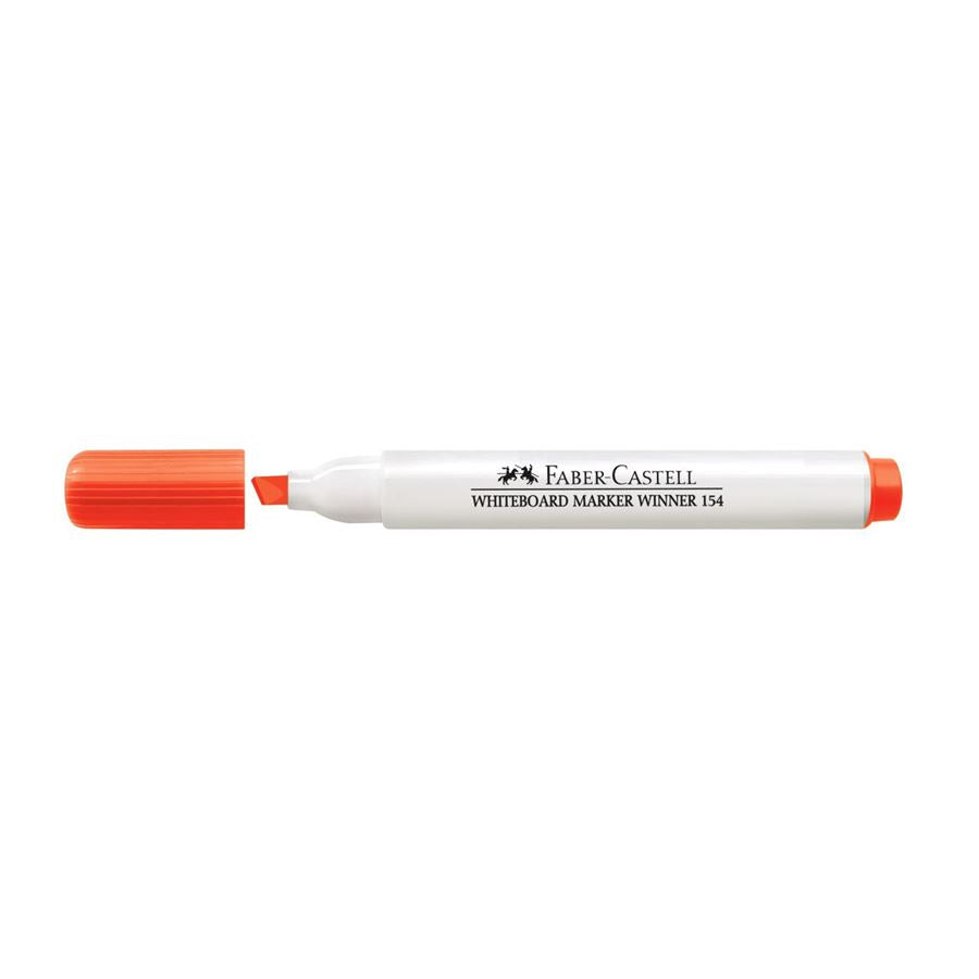 Orange - Chisel tip - Faber Castell Whiteboard Markers