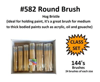582 Brushes Classroom Box - Asst 144's