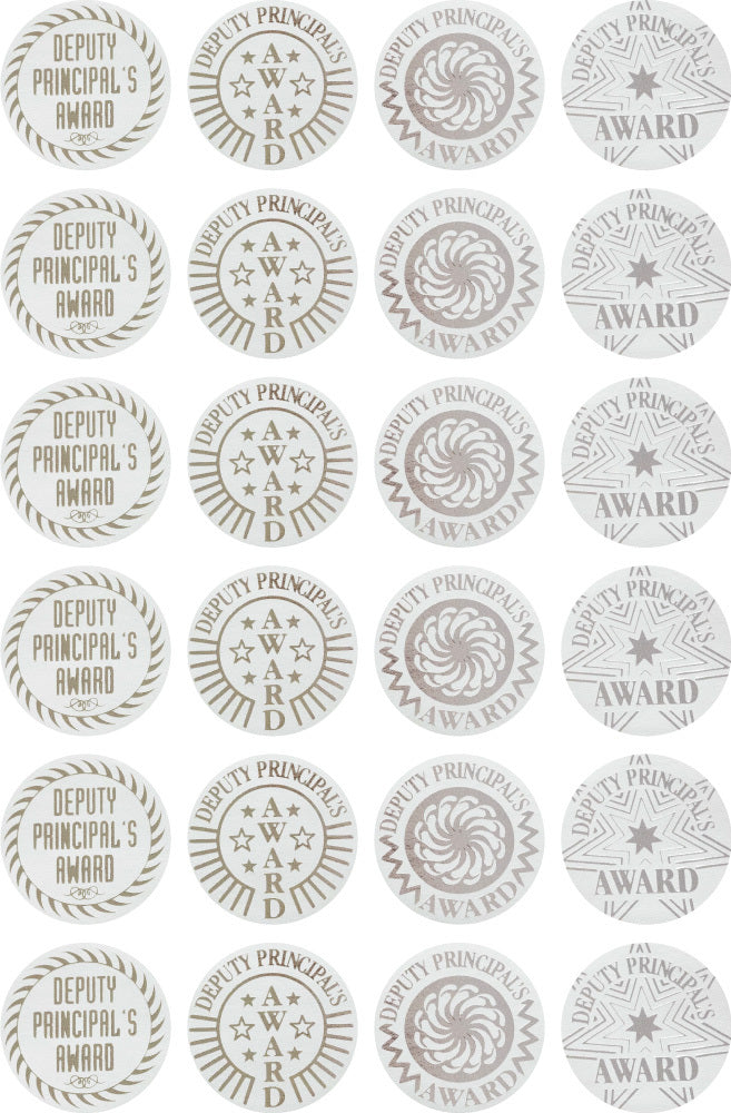 Deputy Principal's Award - Silver - Merit Stickers (Pack of 504)