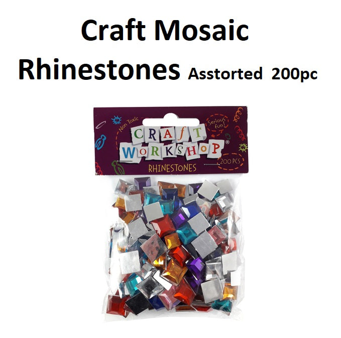 Craft Rhinestones - Assorted Mosaic 200pcs