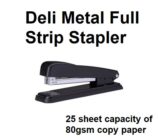 Deli Metal Stapler - Full Strip