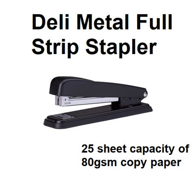 Deli Metal Stapler - Full Strip