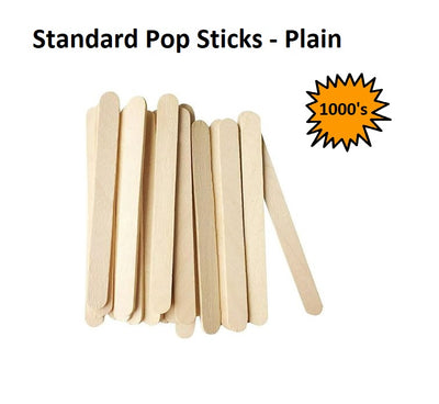 Standard Popsticks - Plain - 1000pcs