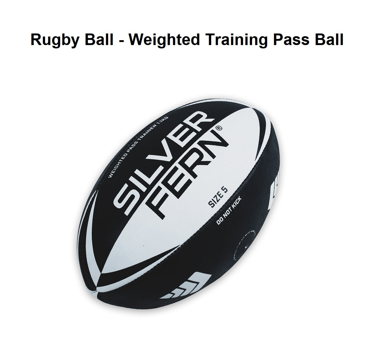Rugby Ball - Weighted Training Pass Ball