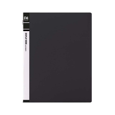 Black - A5 Clearfile 20 Page