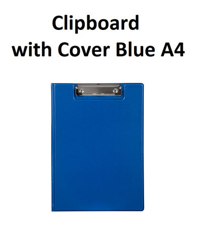 Blue - A4 Clipboard with Cover