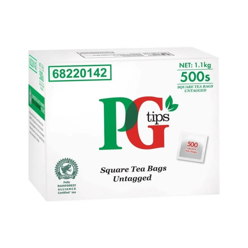 PG Tips Tagless Tea Bags - Box of 500