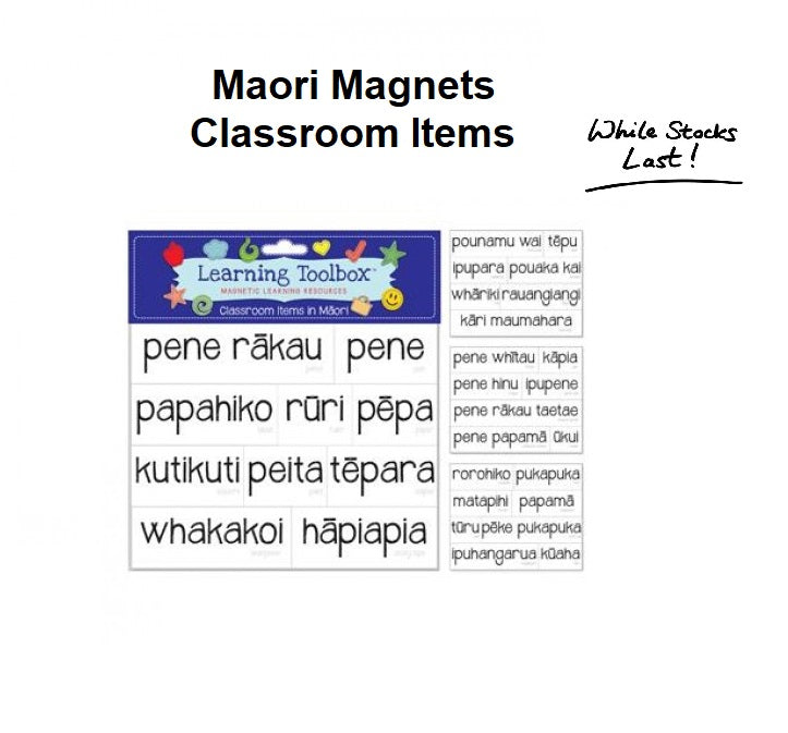 Maori Magnets - Classroom Items