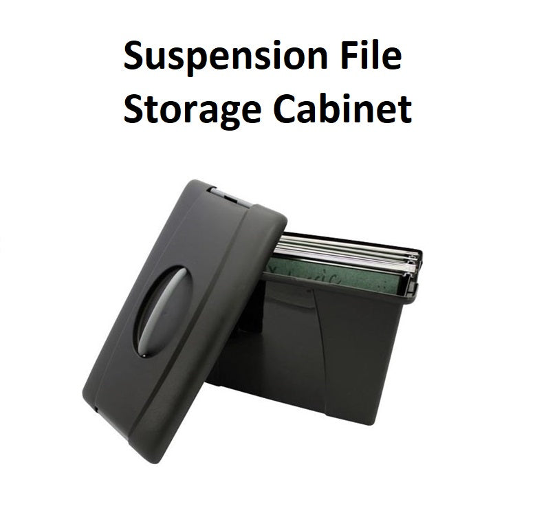 Black - Suspension File Storage Cabinet