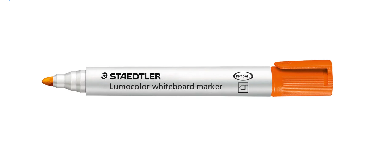 Orange - Bullet Tip Staedtler Whiteboard Marker