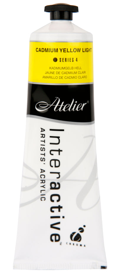Cadmium Yellow Light 80ml - Atelier Acrylic Paint S4