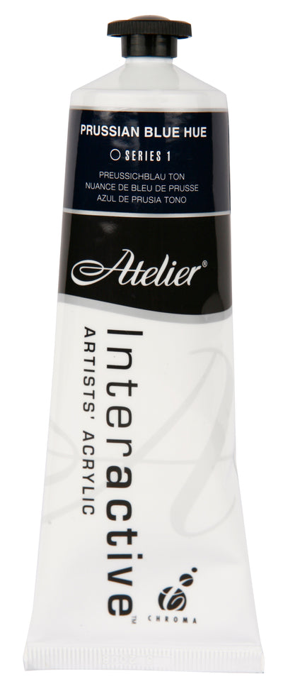 Prussian Blue Hue 80ml - Atelier Acrylic Paint S1