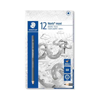 Staedtler Noris Maxi Pencils - 6B (Box 12)