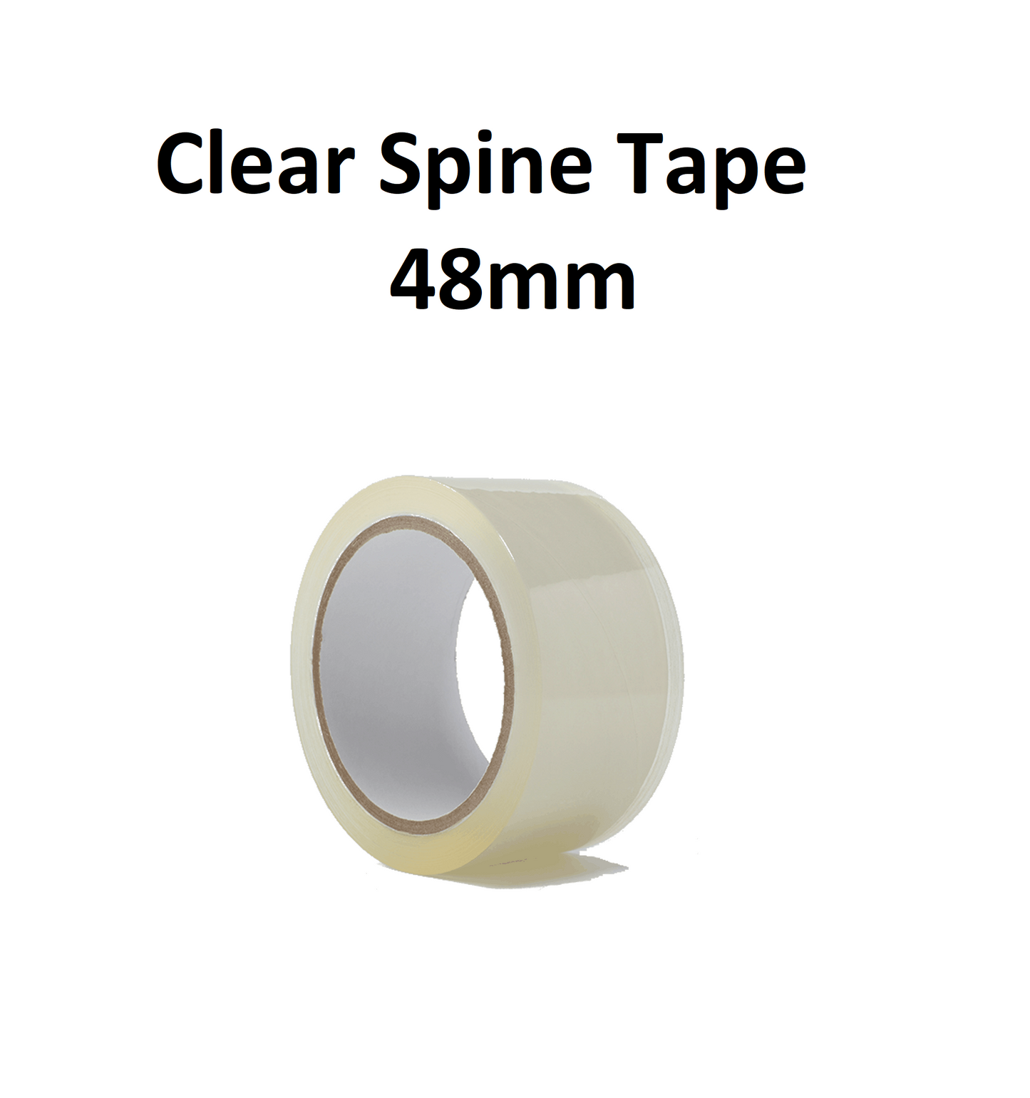 Clear Spine Tape - 48mm x 50m