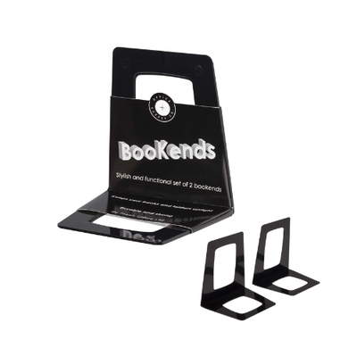 Black Bookends - (Pair)