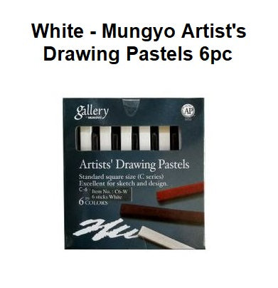 Mungyo Gallery Artists Drawing Pastels - White 6's